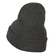 Savage Embroidered Long Knitted Beanie