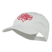 Valentine Heart Embroidered Cap