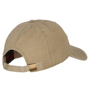 Nevada with Map Outline Embroidered Washed Cotton Twill Cap