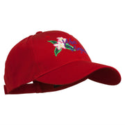 USA State West Virginia Flower Embroidered Low Profile Cap