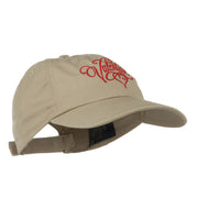 Valentine Heart Embroidered Cap