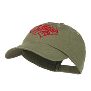 Valentine Heart Embroidered Cap