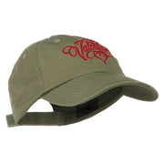 Valentine Heart Embroidered Cap