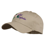 USA State West Virginia Flower Embroidered Low Profile Cap