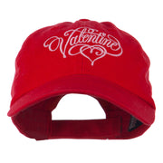 Valentine Heart Embroidered Cap