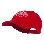 Valentine Heart Embroidered Cap