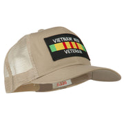 Vietnam War Veteran Patched Mesh Cap