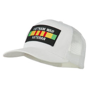 Vietnam War Veteran Patched Mesh Cap