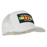 Vietnam War Veteran Patched Mesh Cap