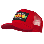 Vietnam War Veteran Patched Mesh Cap