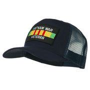 Vietnam War Veteran Patched Mesh Cap