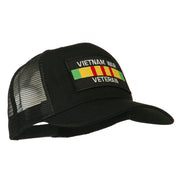 Vietnam War Veteran Patched Mesh Cap