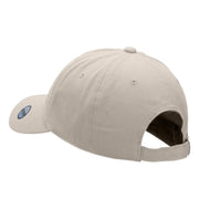 Cat Embroidered Unstructured Cotton Twill Cap