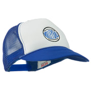 Volleyball Embroidered Foam Mesh Cap