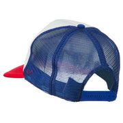 Volleyball Embroidered Foam Mesh Cap