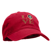 Coffee Love Embroidered Deluxe Washed Cap