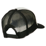 Volleyball Embroidered Foam Mesh Cap