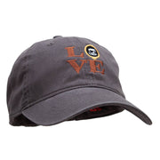 Coffee Love Embroidered Deluxe Washed Cap