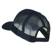 Vote Button Embroidered Mesh Back Cap