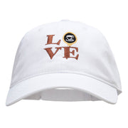 Coffee Love Embroidered Deluxe Washed Cap