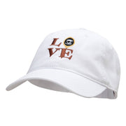 Coffee Love Embroidered Deluxe Washed Cap