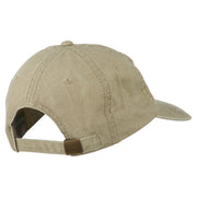 Vietnam Veterans Badge Embroidered Washed Cap