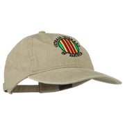 Vietnam Veterans Badge Embroidered Washed Cap