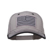 Silver American Flag Patched Superior Cotton Cap