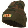 Vietnam Campaign Ribbon Embroidered Camo Long Beanie