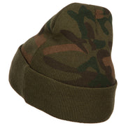 Vietnam Campaign Ribbon Embroidered Camo Long Beanie