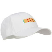 Vietnam Campaign Ribbon Embroidered Twill Cap