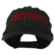 Victory Embroidered Washed Cap