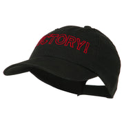 Victory Embroidered Washed Cap