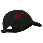 Victory Embroidered Washed Cap