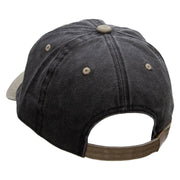 Archery and a Bow Embroidered Pigment Dyed Wash Cap - Black-Khaki OSFM