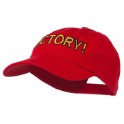 Victory Embroidered Washed Cap