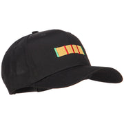 Vietnam Campaign Ribbon Embroidered Twill Cap