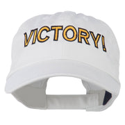 Victory Embroidered Washed Cap