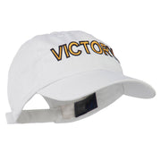 Victory Embroidered Washed Cap