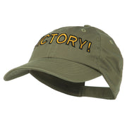 Victory Embroidered Washed Cap