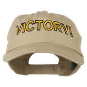 Victory Embroidered Washed Cap