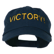 Victory Embroidered Washed Cap