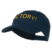 Victory Embroidered Washed Cap