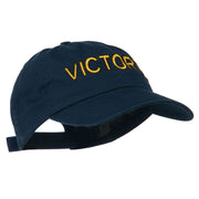 Victory Embroidered Washed Cap