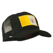 Vatican City Flag Patched Mesh Cap