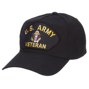 US Army Veteran Military Patched 5 Panel Cap