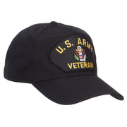 US Army Veteran Military Patched 5 Panel Cap