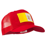 Vatican City Flag Patched Mesh Cap