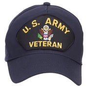 US Army Veteran Military Patched 5 Panel Cap