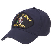 US Army Veteran Military Patched 5 Panel Cap